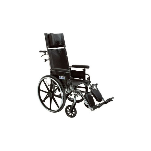 Drive Devilbiss Healthcare - Pl412Rbdda - Medical - Viper Plus Lightweight Wheelchair Dual Axle Desk Length Arm Black Upholstery 12 Inch Seat Width Pediatric 250 Lbs Weight Capacity