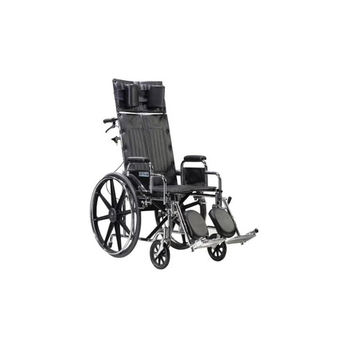 Drive Devilbiss Healthcare - Silver Sport - Ssp20Rbdda - Medical - Reclining Wheelchair With Elevating Leg Rests, Detachable Desk Arms, Seat