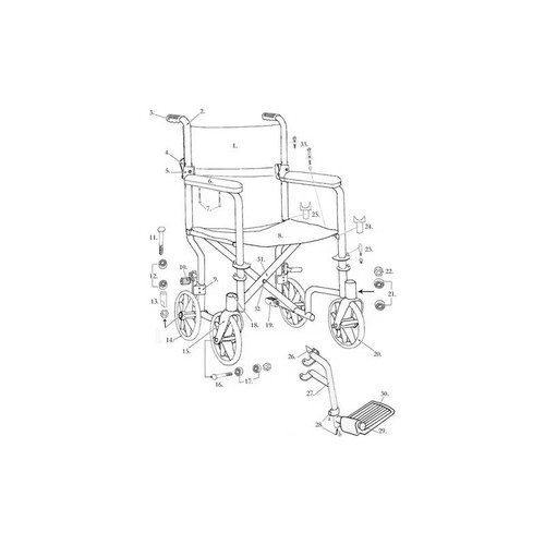 Drive Devilbiss Healthcare - Stds2351Blk - Medical Back Uphol 19"X18",Black,Tr39