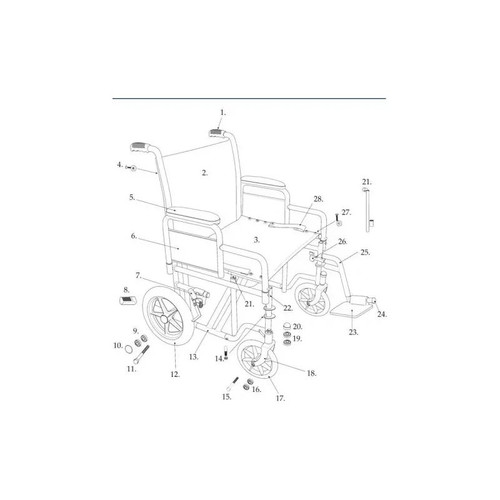 Drive Devilbiss Healthcare - Stds2K303R - Medical Brake Assembly, Btr Right