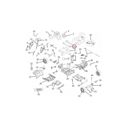 Drive Devilbiss Healthcare - Vent-65 - Medical Seat Slide Set, Ventura 3 & 4