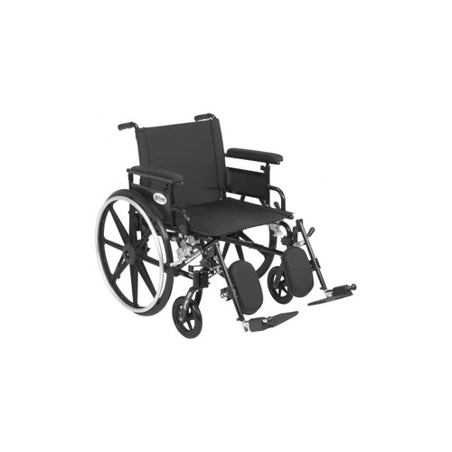 Drive Devilbiss Healthcare - Viper Plus - Pla422Fbfaar-Elr - Medical Gt Wheelchair With Flip Back Removable Adjustable Full Arms, Elevating Leg Rests, Seat