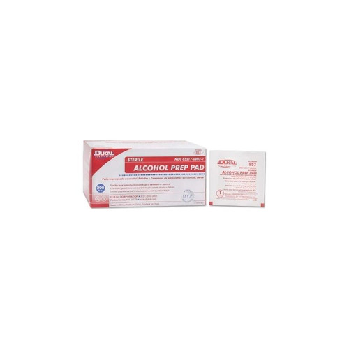 Dukal - 853 - Alcohol Prep Pads Sterile )