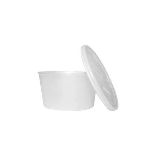Dukal - Dcpc - Dawn Mist Denture Cup Clear Snap On Lid