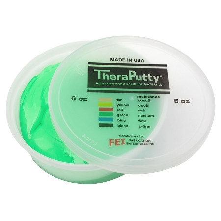 Fabrication Enterprises - Cando - 10-0912 - Theraputty Therapy Putty Medium 6 Oz.