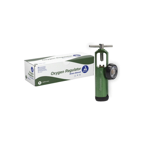 Dynarex - 36351 - Resp - O2 Oxygen Regulator Dial 0 - 8 Lpm Cga - 870 Standard