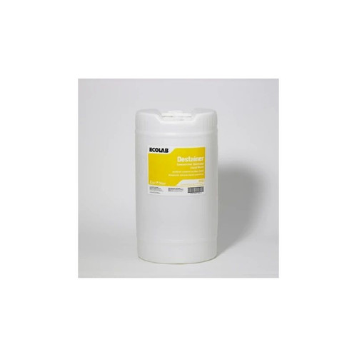 Ecolab - Eco-Star Destainer - 6116146 - Laundry Stain Remover 15 Gal Pail Liquid Concentrate Chlorine Scent