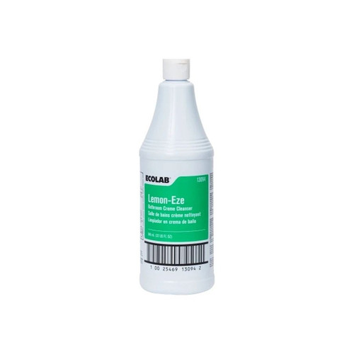 Ecolab - Lemon-Eze - 6113094 - Surface Cleaner Manual Squeeze Cream 32 Oz Bottle Scent Nonsterile