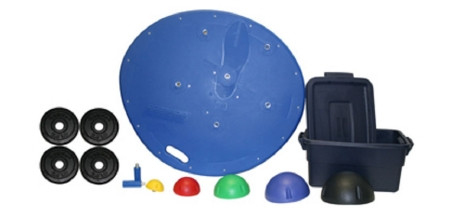 Fabrication Enterprises - Cando - 10-1735 - Professional Balance System With Balls, Weight Rods, Weights (10 Lb), Storage Tub (Fe101735, 040063)
