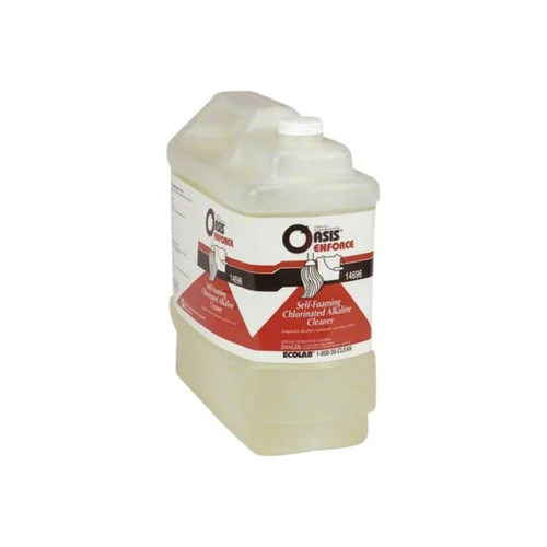 Ecolab - Oasis - 6114696 - Enforce Floor Cleaner Liquid 1 Gal Jug Chlorine Scent Manual Pour