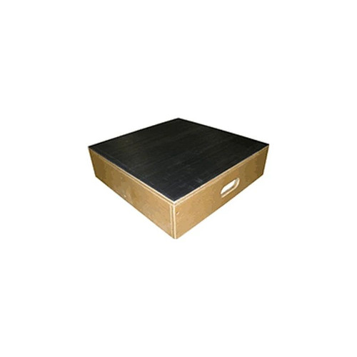 Fabrication Enterprises - Baseline - Z0-2752 - Step Stool Bariatric 1 Wood Frame 6 Inch Height