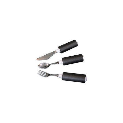 Fabrication Enterprises - Comfort Grip - 61-0061 - Utensil, Soft Handle, Straight Fork