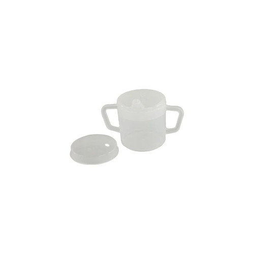 Fabrication Enterprises - Psc - 60-1012 - Drinking Mug 8 Oz Translucent Plastic Reusable