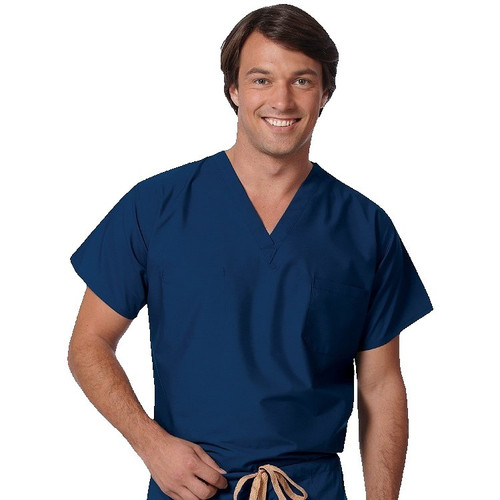 Fashion Seal - 6785M - Shirt, Scrub Unisx Navy Med
