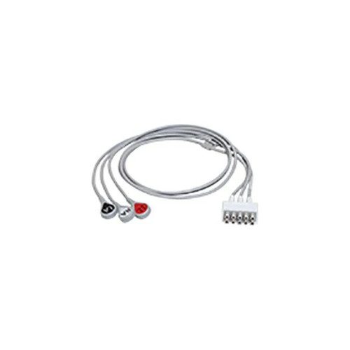 Ge Healthcare - 2106385-001 - Ecg Leadwire Set 3 Lead, Snap, Aha, 74 Cm/ 29 In For Use With Monitors