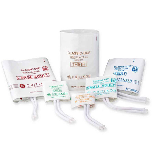 Ge Healthcare - Classic-Cuf - 2628 - Cuff, Neonatal 3, 2 - Tube Neonatal, Male Slip Luer, White