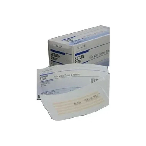 Gentell - Ts3102 - Suture Strip Flexible Wound Closure Strips 1/4" X 4" Latex - Free, Adhesive