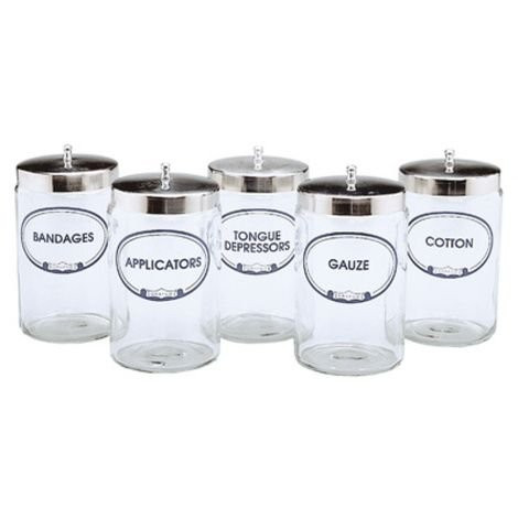 Graham Field - 3454A B - Graham-Field - Sundry Jar Gls W/Cvr Bandage Grafco - Medical/Surgical