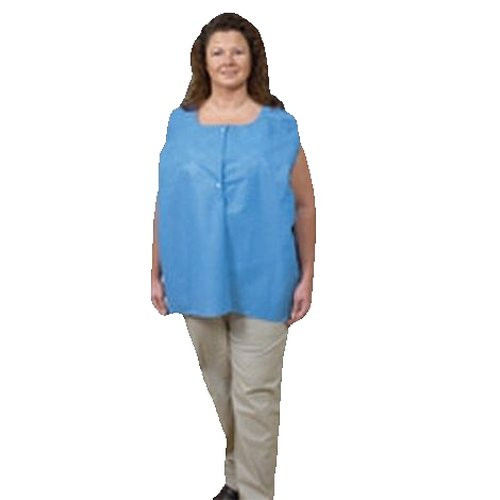 Graham Medical - Amplewear - 53158 - Products - Scrub Shirt Large Blue / White 1 Pocket Unisex