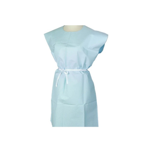 Graham Medical - Apex - 44507 - Products - Patient Exam Gown Medium / Large Blue Disposable