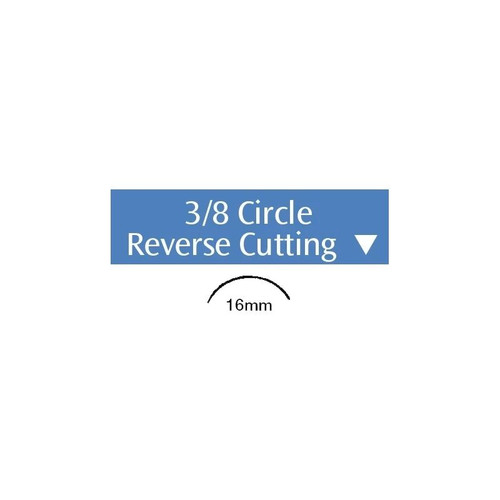 Havel'S - Havels - Bn65C - Nonabsorbable Suture With Needle Nylon Fs - 3 3/8 Circle Reverse Cutting Size 5 - 0 Monofilament