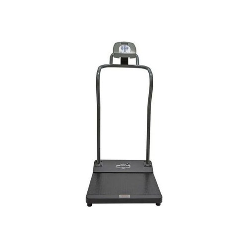 Health O Meter - 3001Kg-Amua-Bt - Handrail Scale Lcd Display 454 Kg Capacity Gray Ac Adapter / Battery Operated