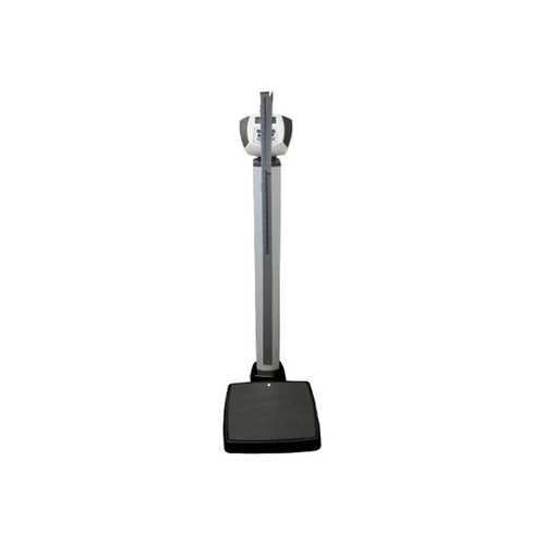Health O Meter - 599Kghr - Digital Waist - High Stand - On Scale With Height Rod, 272 Kg Capacity, 120V Adapter (Included) Or (6) C - Cell Batteries (Not Included)