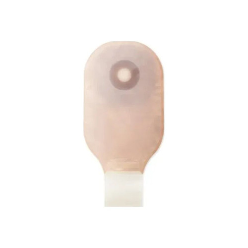 Hollister - Premier - 8538 - Colostomy Pouch One - Piece System 12 Inch Length 1 - 1/4 Stoma Drainable Flat Pre - Cut