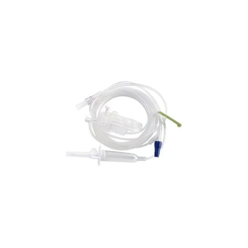 Icu Medical - Plumset - 14255-28 - Iv Pump Set 2 Ports 15 Drops / Ml Drip Rate 0.2 Micron Filter 104 Inch Tubing Solution