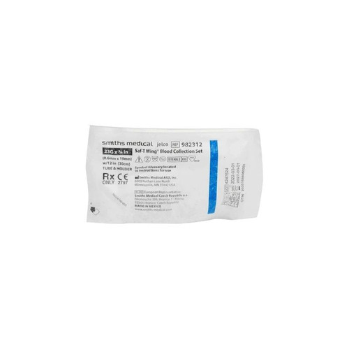 Icu Medical - Saf-T Wing - 982312 - Fka Smiths Collection Set, Safety Wng 12 Tu 23Gx3/4