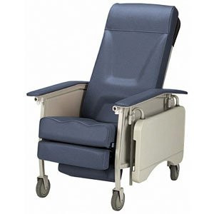 Invacare - Deluxe - Ih6065A/Ih61 - Multi - Position Recliner Blue Ridge Vinyl 4 Casters