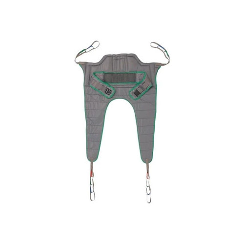 Invacare - Premier Series Slings - 2485117 - Oration Transfer Sling With Waist Belt, X - Large, Blue/Gray, Solid Polyester