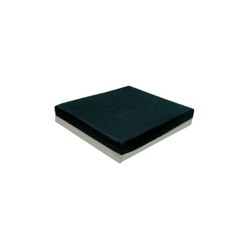 Fabrication Enterprises - 50-1365 - Wheelchair Cushion With Removable Cover, Gel/Foam