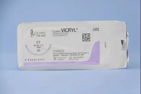 Johnson & - Coated Vicryl - J352H - Suture, Vio Br Ct 0 27"Ct