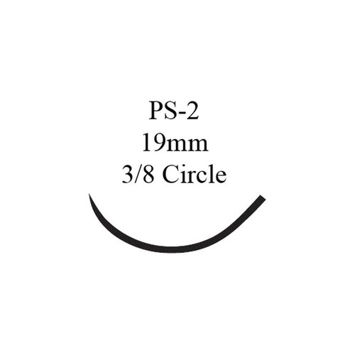 Johnson & - Coated Vicryl Rapide - Vr426 - Systems - Absorbable Suture With Needle Polyglactin 910 Ps - 2 3/8 Circle Precision Reverse Cutting Size 4 - 0 Braided