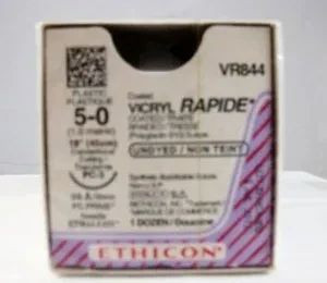 Johnson & - Coated Vicryl Rapide - Vr844 - Suture, Ud 5 - 0 18" Pc - 3