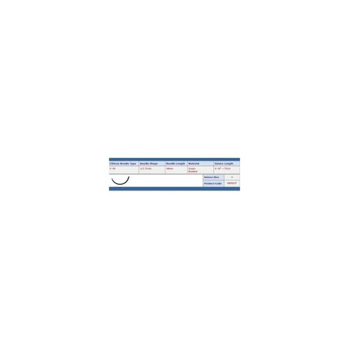 Johnson & - Ethibond - Mb46G - Systems - Nonabsorbable Suture With Needle Polyester V - 40 1/2 Circle Taper Cutting Size 5 Braided