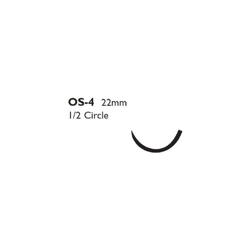 Johnson & - Ethibond - X519H - Systems - Nonabsorbable Suture With Needle Polyester Os - 4 1/2 Circle Reverse Cutting Size 2 Braided