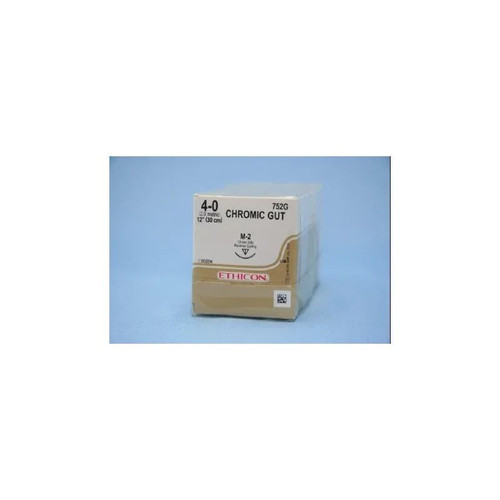 Johnson & - J Healthcare Systems - 752G - Suture, Gut Chr 4 - 0 12" M - 2 1Nl