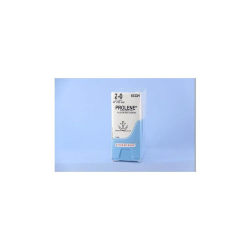 Johnson & - J Healthcare Systems - 8533H - Suture, Prolene Blu Mono 2 - 0 48" Sh