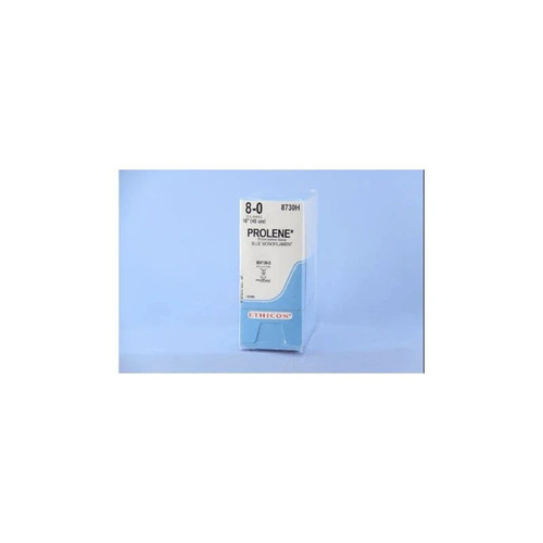 Johnson & - J Healthcare Systems - M8738 - Suture, Prolene Blu Mono 8 - 0 18" Bv1305