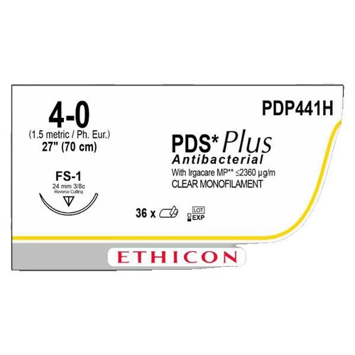 Johnson & - J Healthcare Systems - Pdp441H - Suture, Monofilament Pds Plus Ud Fs - 1 4 - 0