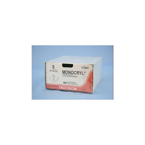 Johnson & - J Healthcare Systems - Y740D - Suture, Moncryl Vio Mono 0 18"Ct - 1