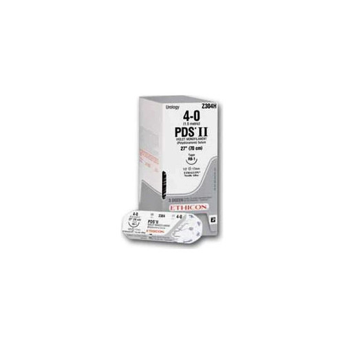 Johnson & - Pds Plus - Pdp315H - Systems - Absorbable Antibacterial Suture With Needle Polydioxanone Irgacare Mp Sh 1/2 Circle Taper Point Size 4 - 0 Monofilament