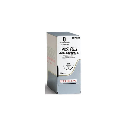 Johnson & - Pds Plus - Pdp316H - Systems - Absorbable Antibacterial Suture With Needle Polydioxanone Irgacare Mp Sh 1/2 Circle Taper Point Size 3 - 0 Monofilament