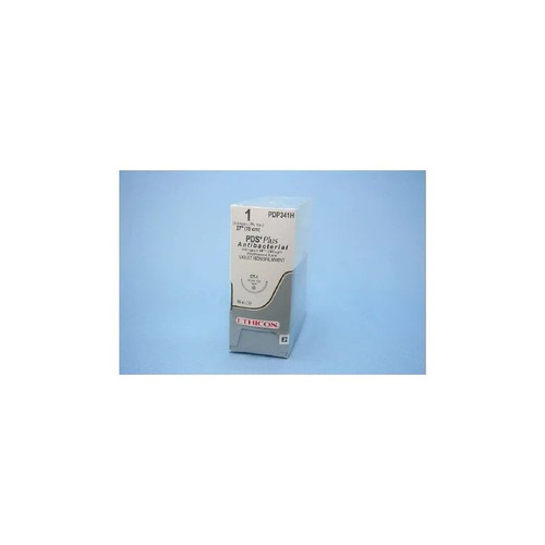 Johnson & - Pds Plus - Pdp341H - Systems - Absorbable Antibacterial Suture With Needle Polydioxanone Irgacare Mp Ct - 1 1/2 Circle Taper Point Size Monofilament
