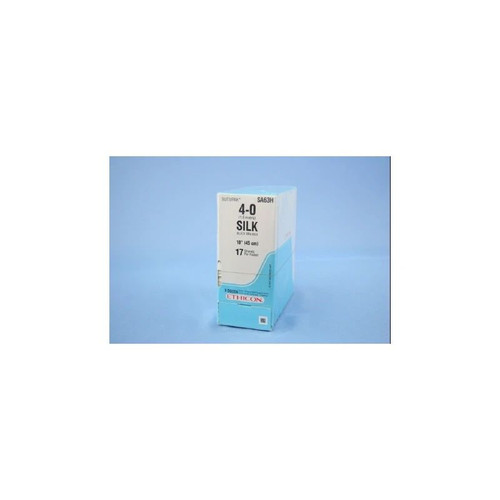 Johnson & - Perma - Hand Sutupak - Sa63H - Systems - Nonabsorbable Suture Without Needle Silk Braided Size 4 - 0
