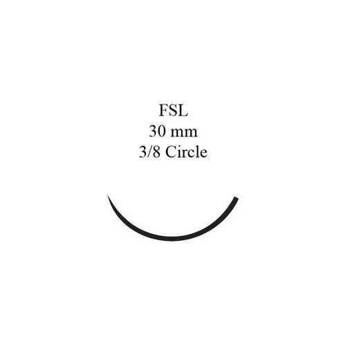 Johnson & - Perma-Hand - 678G - Systems - Nonabsorbable Suture With Needle Silk Fsl 3/8 Circle Reverse Cutting Size 0 Braided