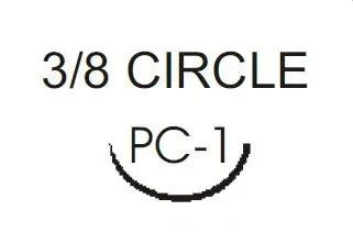 Johnson & - Prolene - 8534H - Nonabsorbable Suture With Needle Polypropylene Sh 1/2 Circle Taper Point Size 3 - 0 Monofilament