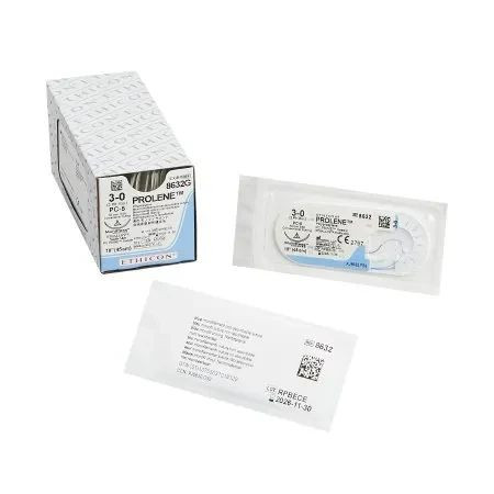 Johnson & - Prolene - 8632G - Suture, Blu Mono 3 - 0 18" Pc - 5